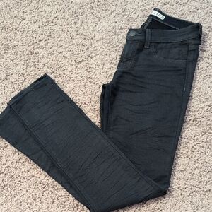 JBrand Charcoal Crinkle Cigarette Jeans